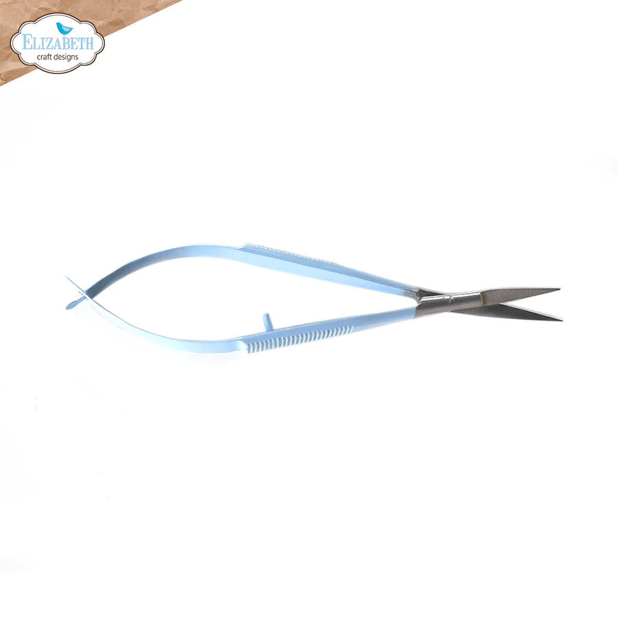 Elizabeth Craft Designs Tijeras de punta fina azul